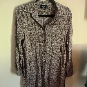 VICI Brand Cheetah Shirt Maxi Size Small